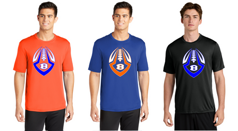 BHS Football Moisture Wick Tee