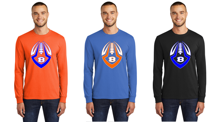 BHS Football Cotton Longsleeve Tee
