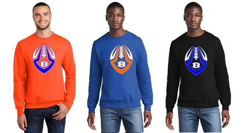BHS Football Cotton Crewneck Sweatshirt