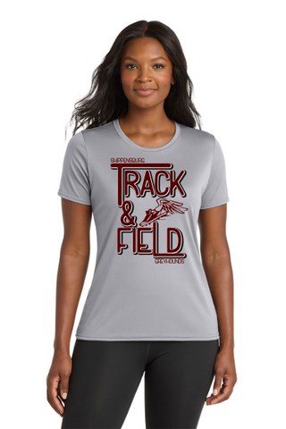 Ship Track Ladies Moisture Wick Tee