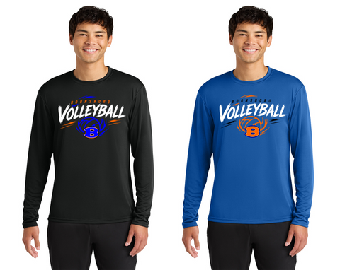 BHS Volleyball Adult Longsleeve Moisture Wick Tee