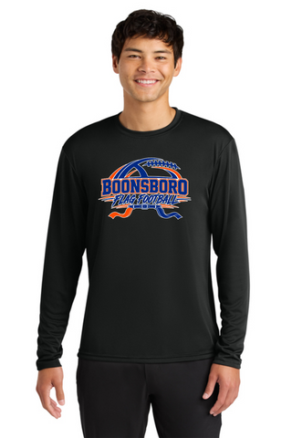 BHS Flag Football Longsleeve Moisture Wick Tee