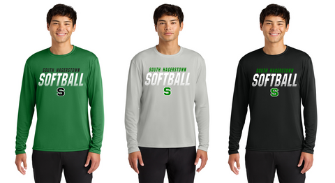 South Softball Longsleeve Moisture Wick Tee