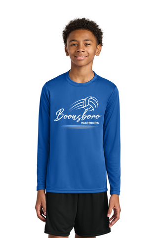 BMS Volleyball Youth Longsleeve Moisture Wick Tee