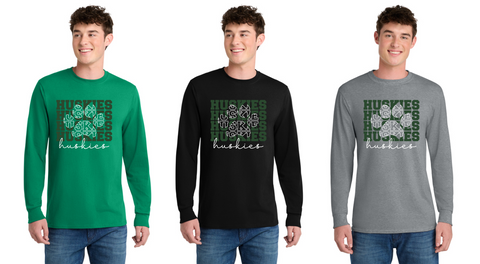 ERH Huskies Cotton Longsleeve Tee- ADULT