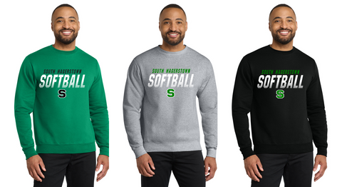 South Softball Cotton Crewneck