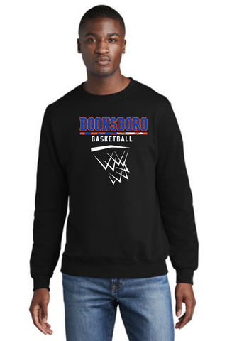 Boonsboro Girl's Basketball Cotton Crewneck Sweatshirt (youth/adult)