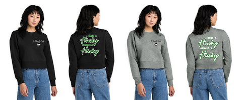 ERH Women's Cropped Crew