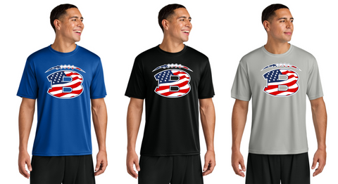 BHS Football B-Laces Moisture Wick Tee