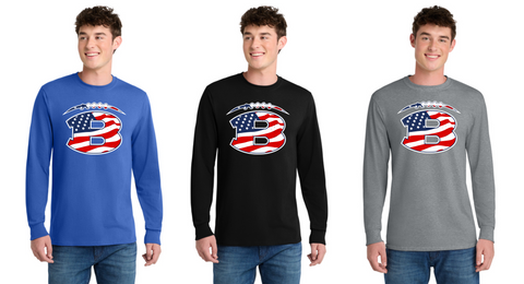 BHS Football B-Laces Cotton Longsleeve Tee